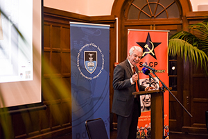 Deputy Minister Jeremy Cronin delivered the keynote address on behalf of the Hani family.