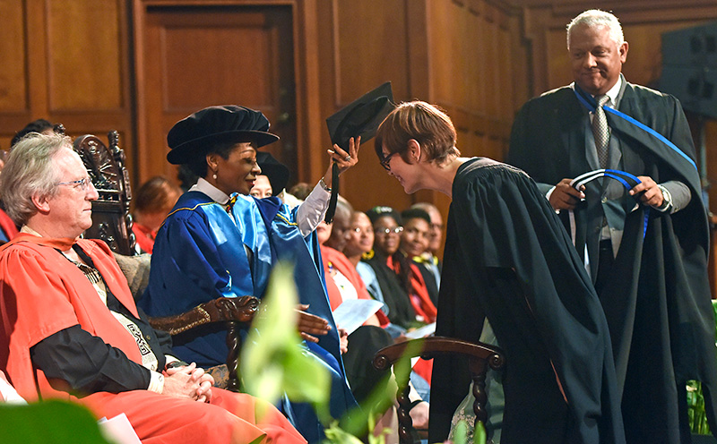 VC Prof Mamokgethi caps a Humanities graduate