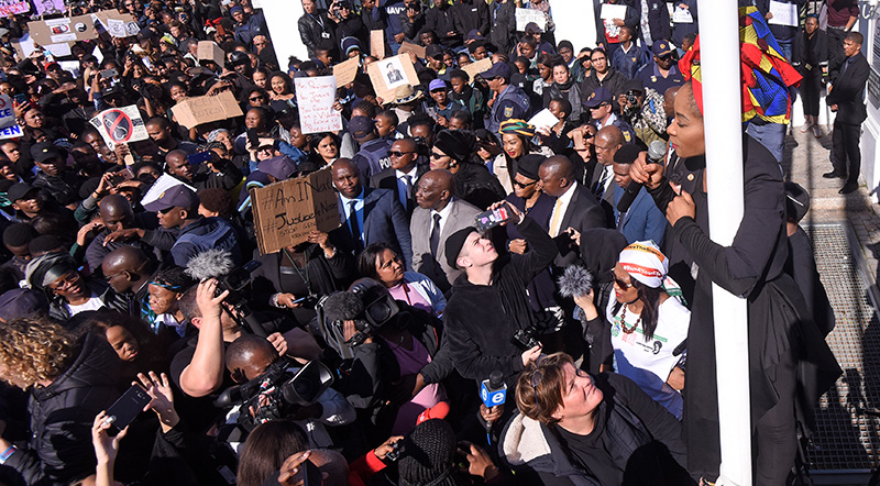 UCT says Enough is enough at Parliament picket