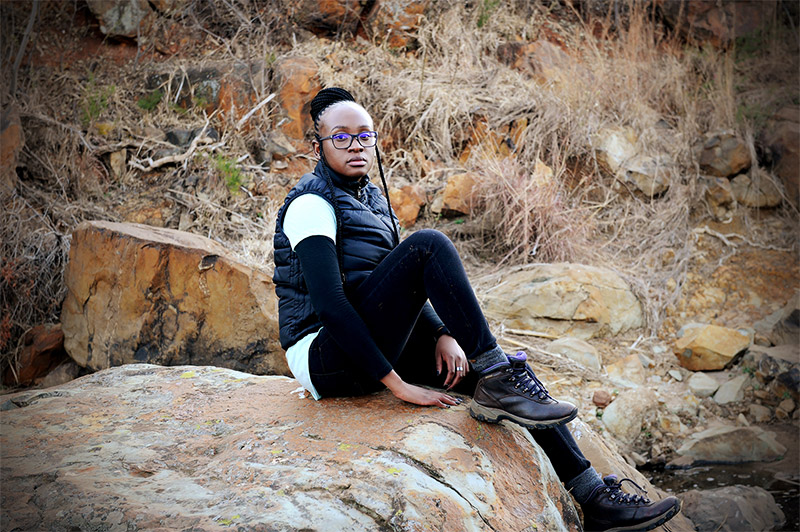 Rivoningo Khosa was one of two UCT palaeoscientists to share about her experiences in the field