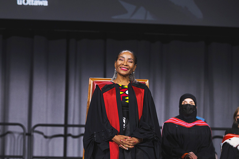 VC Prof Mamokgethi Phakeng was honoured at a graduation ceremony on Tuesday, 7 June.