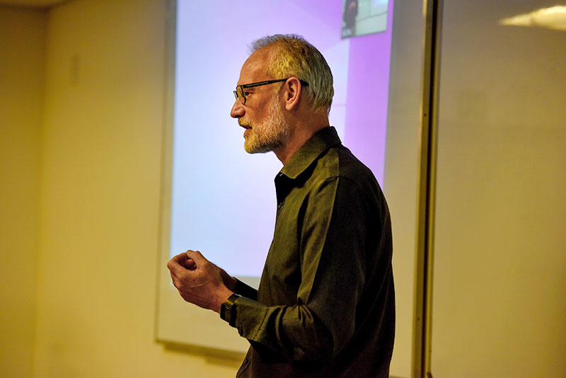 SALDRU’s Prof Murray Leibbrandt speaks at the launch