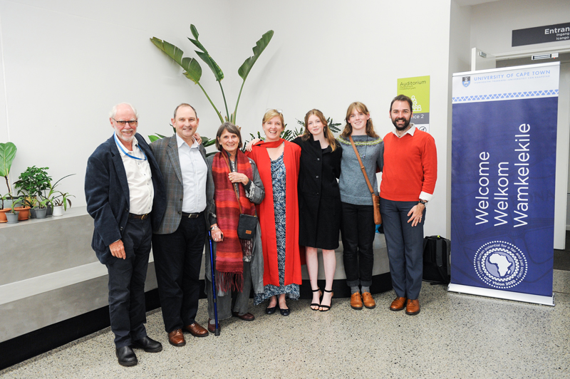 Prof Donald’s family members were present at her inaugural lecture.