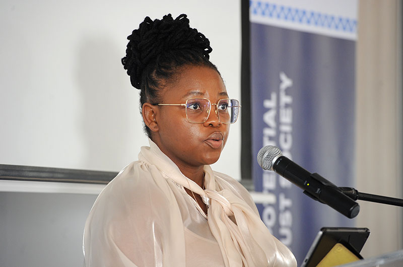 Research clinician Dr Samkelisiwe Nyamathe was a guest speaker on the day