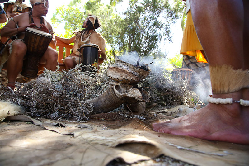 The send-off included significant spiritual, cultural and historical rituals