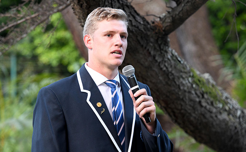Johan van Rhyn, chairperson of the Ikey Tigers Players Committee, thanked the university for their consistent support during the tournament