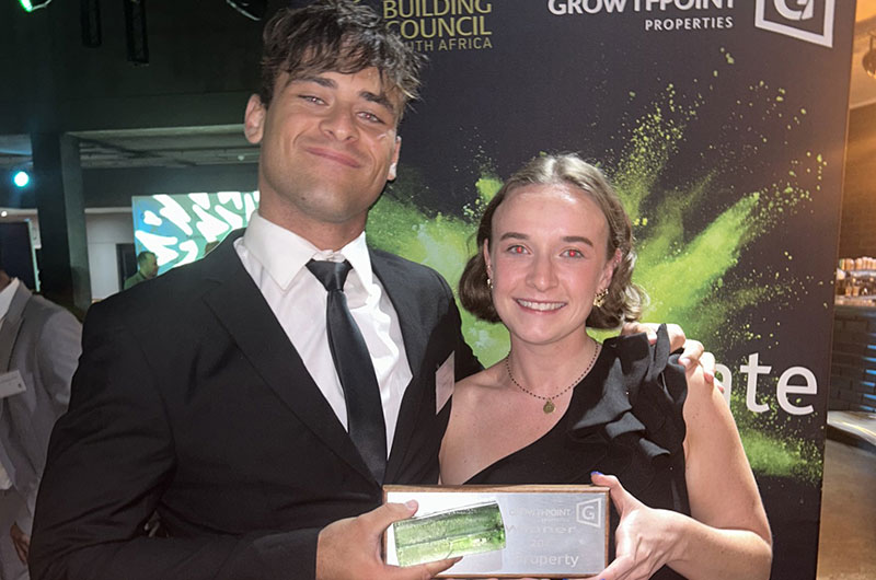 Aiden van Wyk (left) and Isobella van der Merwe (right)