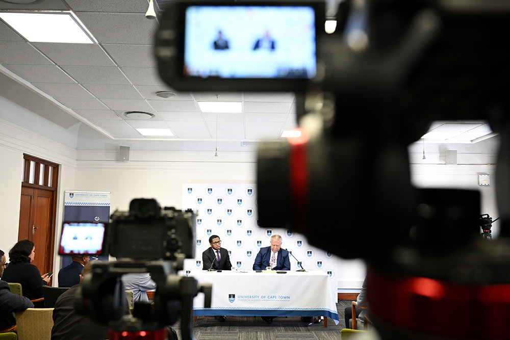 Prof Mosa Moshabela was announced as UCT’s next VC during a media briefing on 24 May