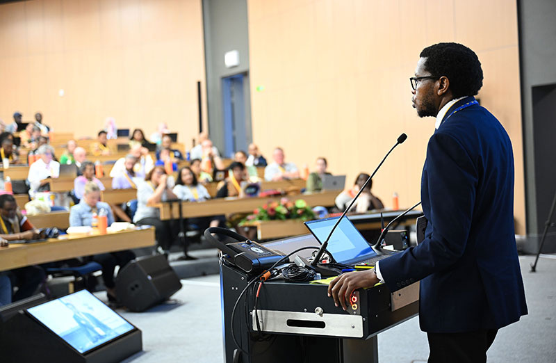 UCT VC Prof Mosa Moshabela addressed attendees and spoke during a panel discussion
