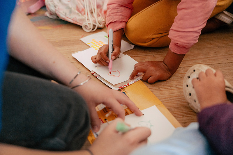Children participating in various programmes