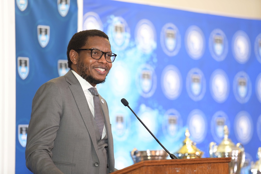 VC Prof Mosa Moshabela delivers the keynote address. 