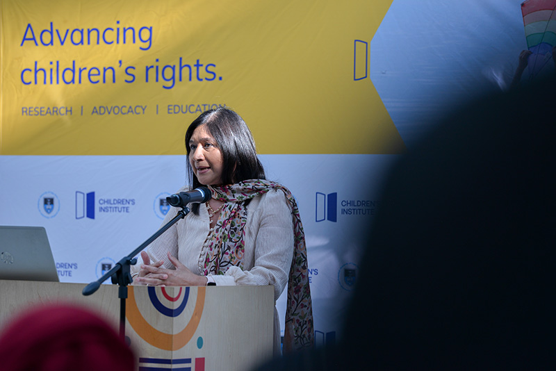 Prof Shanaaz Mathews, editor of the “South African Child Gauge”.