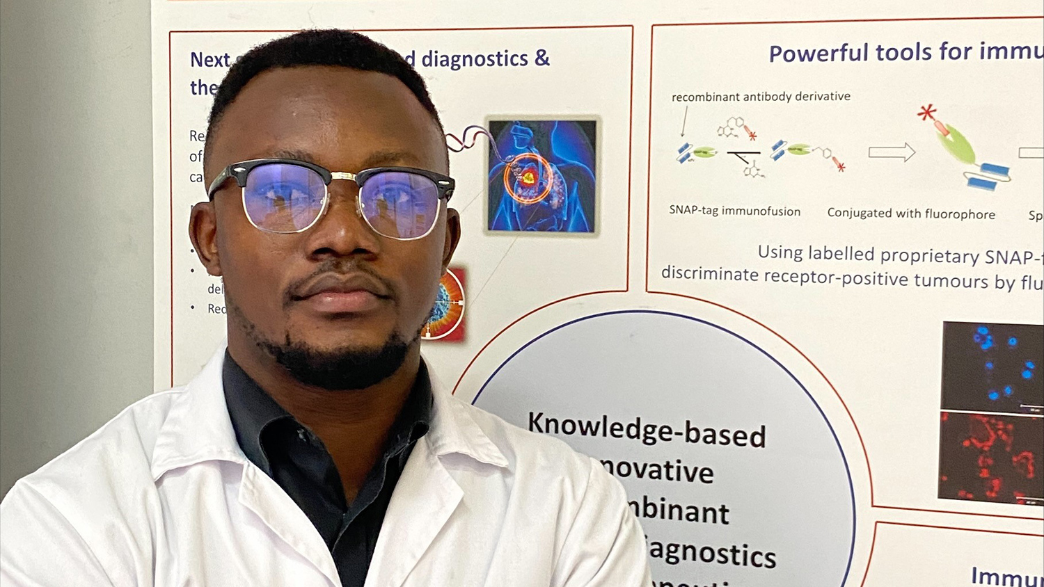 PhD student Dennis Dogbey