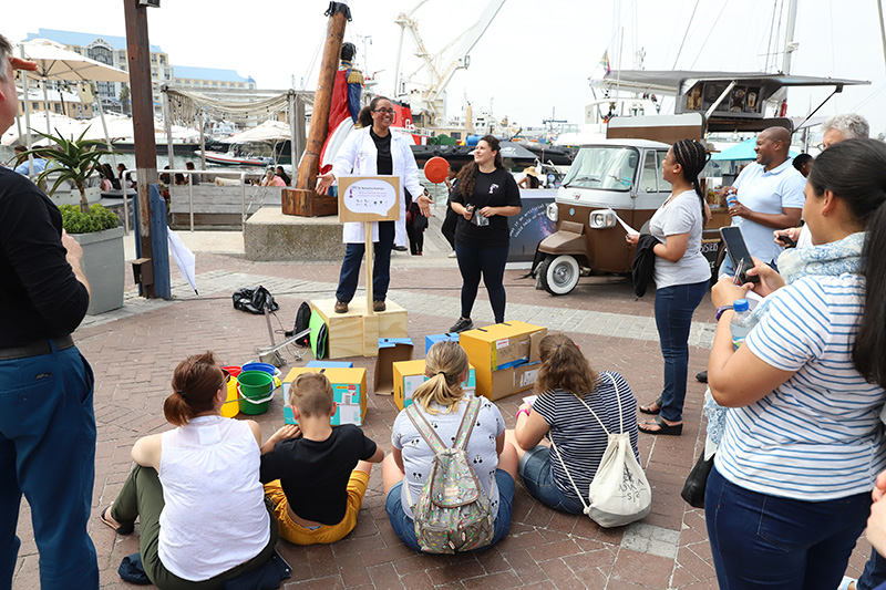 Women taking science to the streets