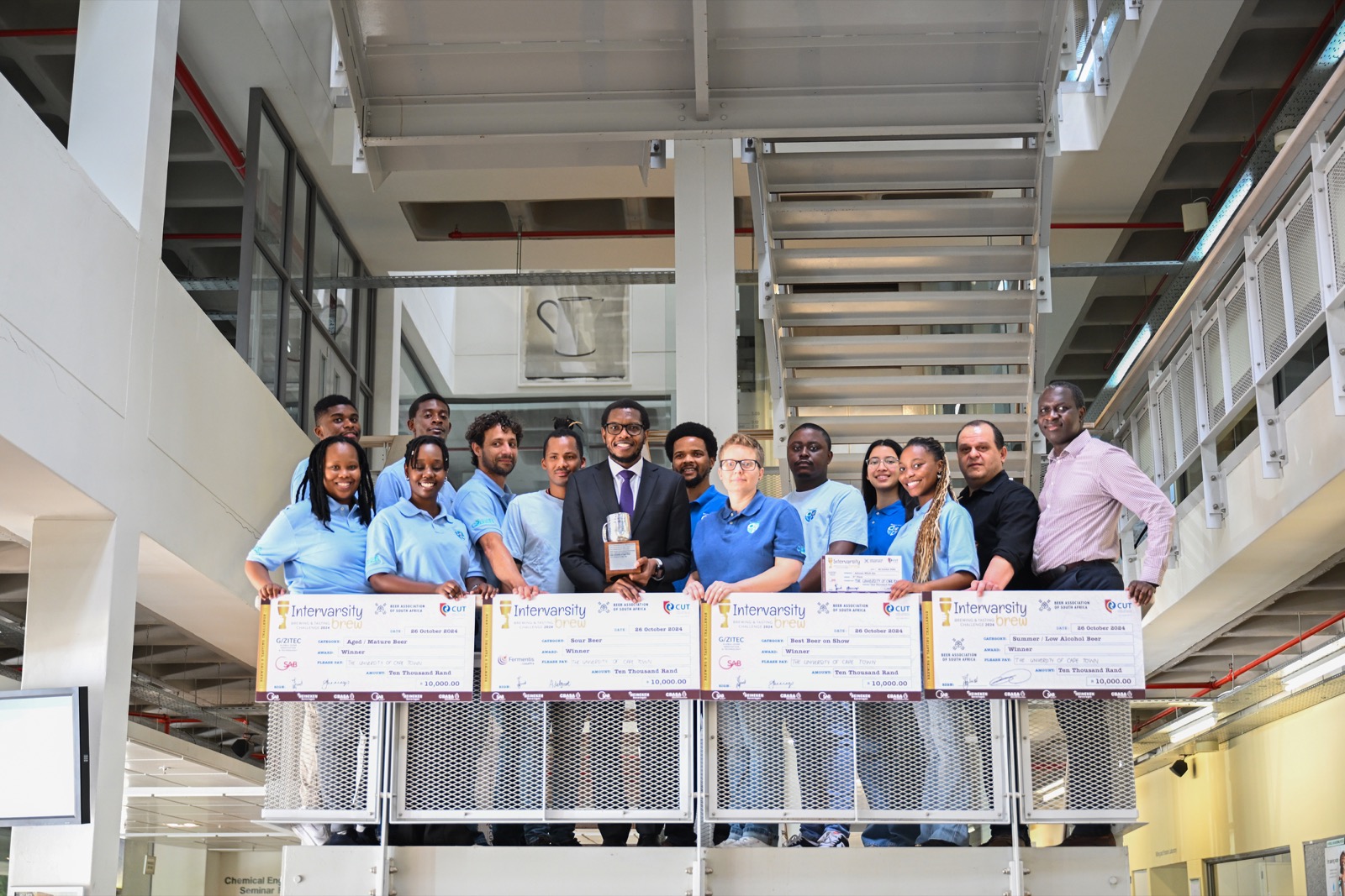 UCT Brewing has its home in the university’s Department of Chemical Engineering and operates under the guidance of the Centre for Bioprocess Engineering Research.