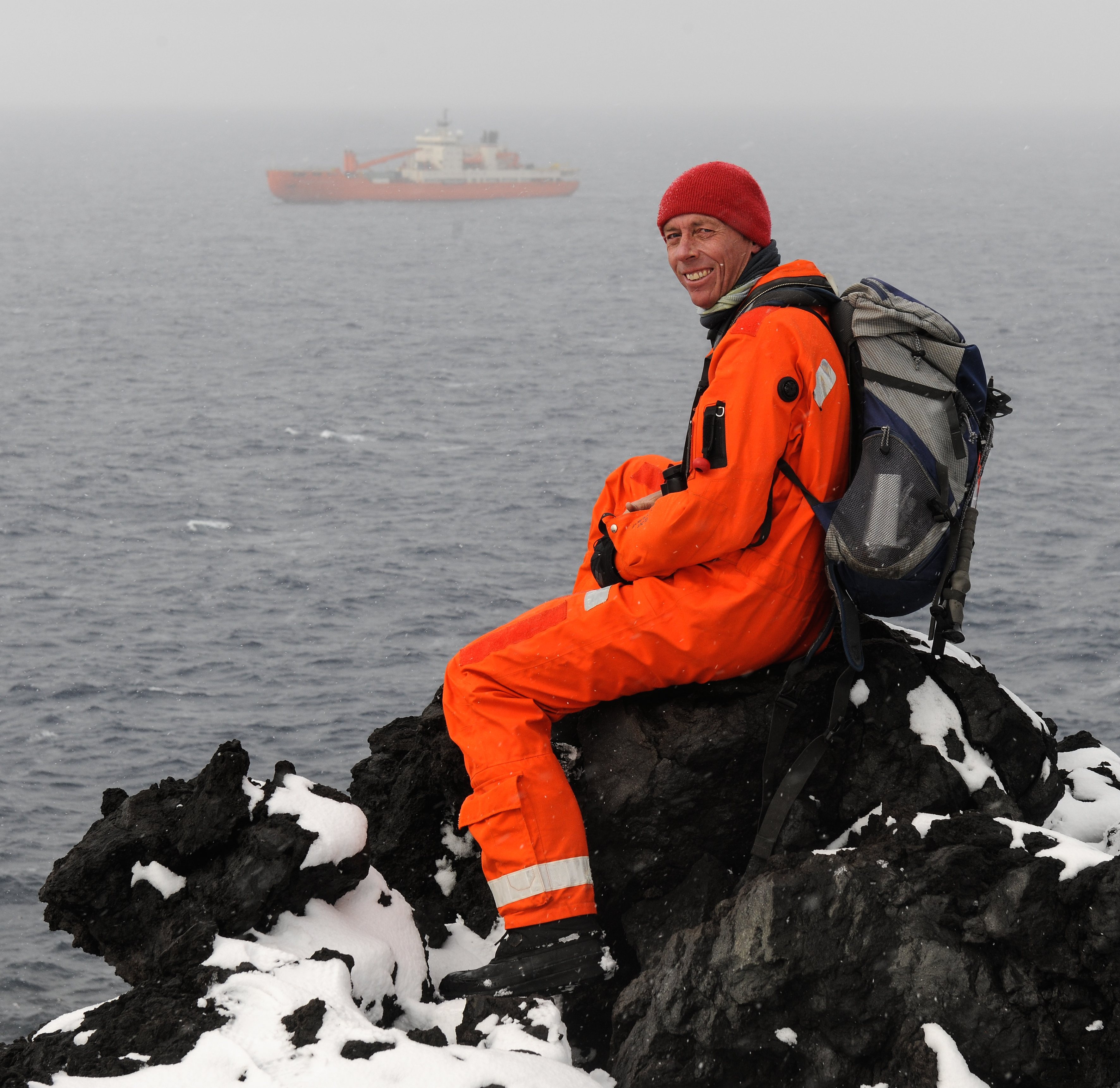 Professor Peter Ryan during the ACE expedition
