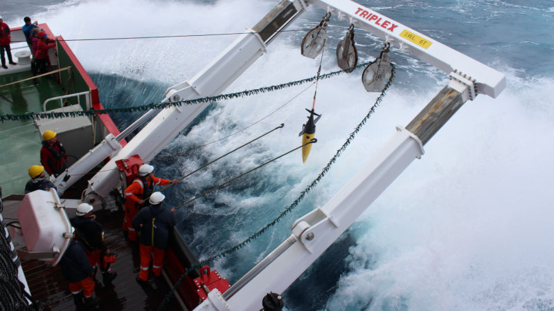 Seagliders are battery-operated, self-sufficient and can send researchers a profile of the ocean every few hours