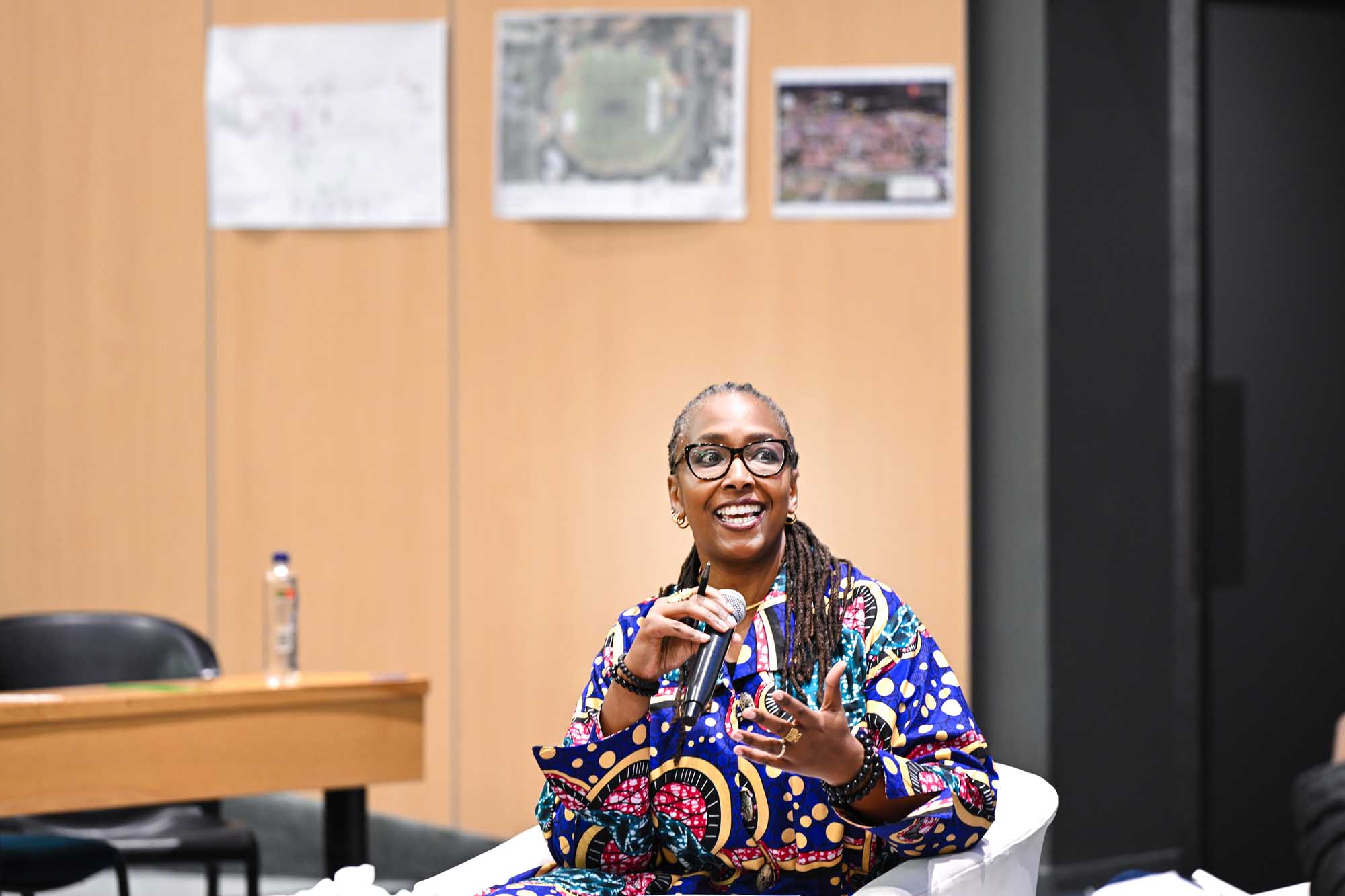 A Prof Geci Karuri-Sebina at the Collective Conversation event April 2025